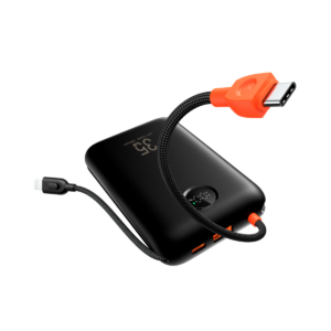 Veger K2 (W2068) Powerbank 35W 20000 mAh with built-in Type C cables Lightning Black