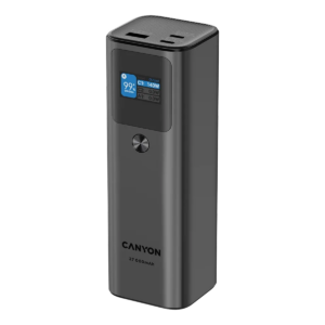 CANYON PowerBank-2010 TFT 27000mAh 97.2Wh PD140W QC 3.0 Dark Grey