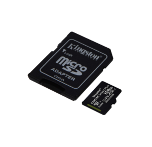 Kingston 128GB MicroSD Card Canvas Select Plus Class 10 + Adapter Black
