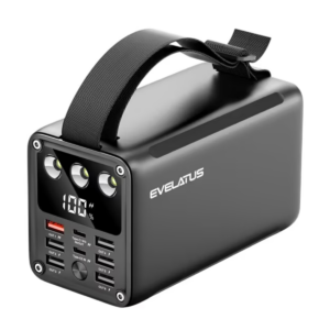 Evelatus Outdoor Power Bank 22.5W 60000mah 7 outputs 2 inputs Black