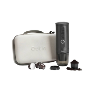 Outin Nano Portable Espresso Machine Forest Green + Gift Set