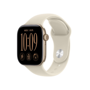 Apple Watch Series 12 42mm Gold (Beige Rubber Strap S/M)