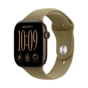 Apple Watch Series 12 46mm Bronze (Dark Green Rubber Strap M/L)