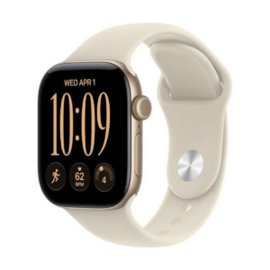 Apple Watch Series 12 GPS 42mm Light Gold Aluminium Case with Sand Sport Band