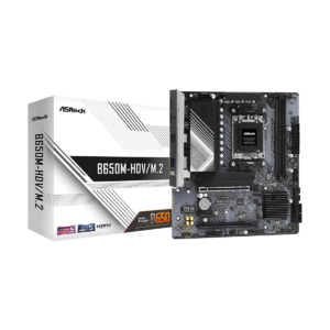 ASRock B650M-HDV/M.2 AMD B650 Socket AM5 Micro ATX Motherboard