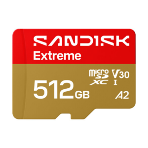 SanDisk Extreme 512GB MicroSDHC UHS-I Class 10