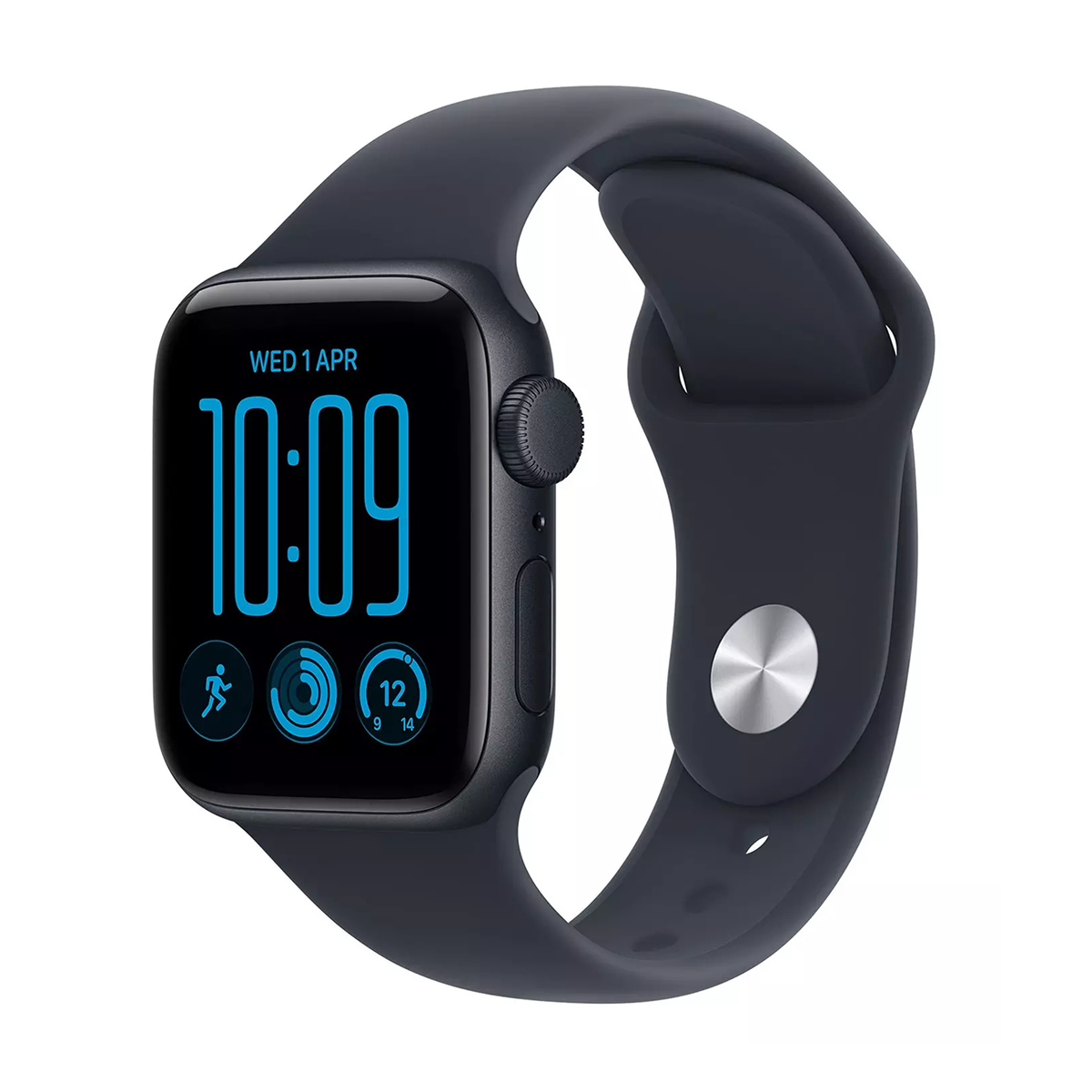 Apple Watch SE 3 GPS + Cellular 40mm Midnight Aluminium Case With Navy Blue Sport Band S/M