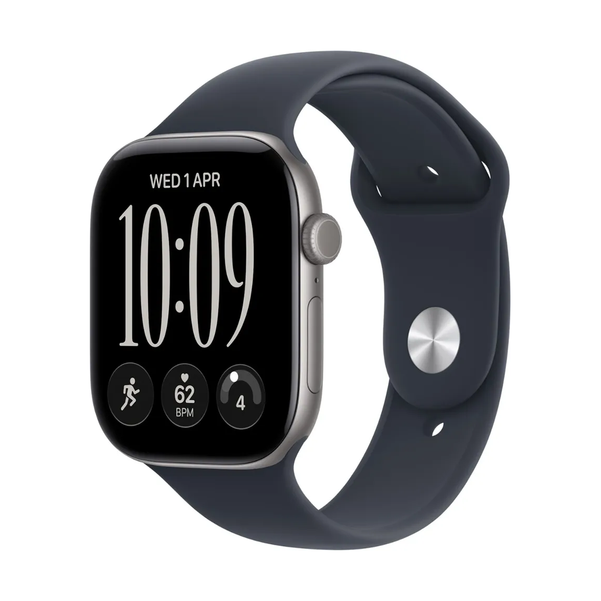 Apple Watch Series 12 42mm Space Grey With Navy Blue Band S/M