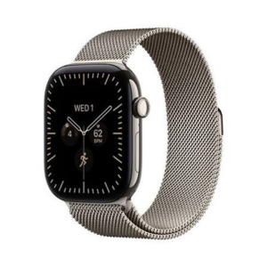 Apple Watch Series 12 GPS + Cellular 42mm Natural Titanium Case with Natural Milanese Loop
