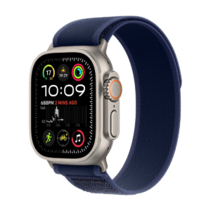 Apple Watch Ultra 2 (2024) 49mm Natural Titanium with Blue Trail Loop S/M