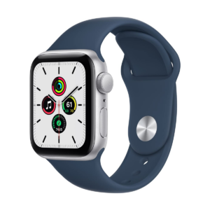 Apple Watch SE GPS 44mm Silver Aluminium Case with Sport Band Abyss Blue
