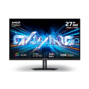 GIGABYTE Monitor GO27Q24A 27″ QHD QD-OLED 240Hz Black