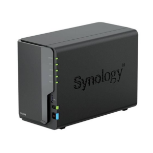 Synology DiskStation DS225+ NAS Server, Intel Celeron J4125, 2GB DDR4, Black