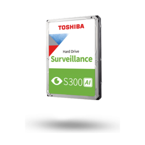 Toshiba S300 AI Surveillance Hard Drive 8TB 3.5-inch SATA Black
