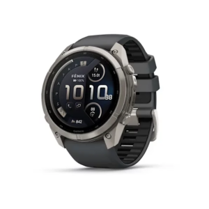 Garmin Fenix 9 Pro Smartwatch inReach 51mm Titanium with Graphite Black Silicone Band